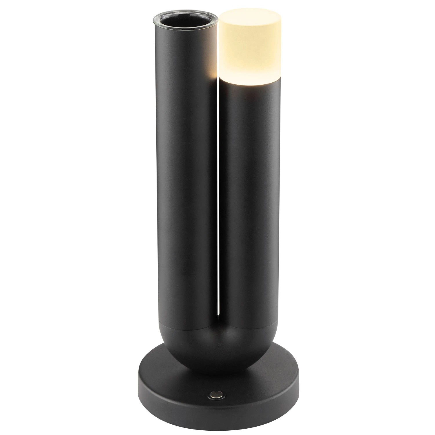 Brilliant Tischleuchte LED Sayu mit Vase Schwarz
