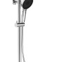 Wenko Duschsystem Softwater Chrom mit Kopf- und Handbrause.