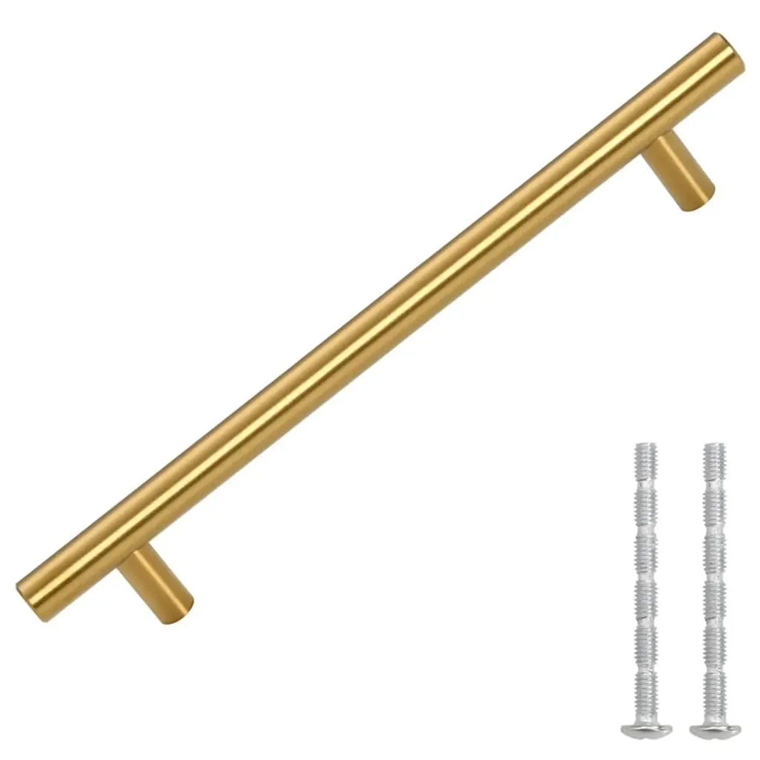 vidaXL Möbelgriffe 10 Stk Golden 160 mm Edelstahl 155359