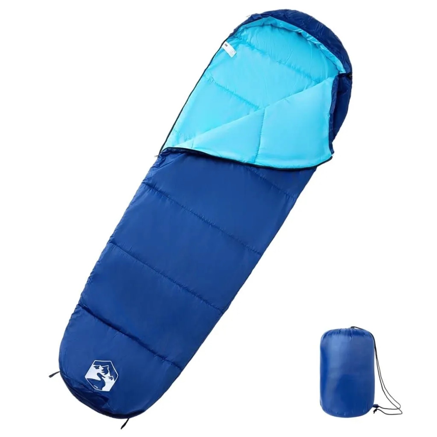 vidaXL Mumienschlafsack für Erwachsene Camping 3 Jahreszeiten 94507