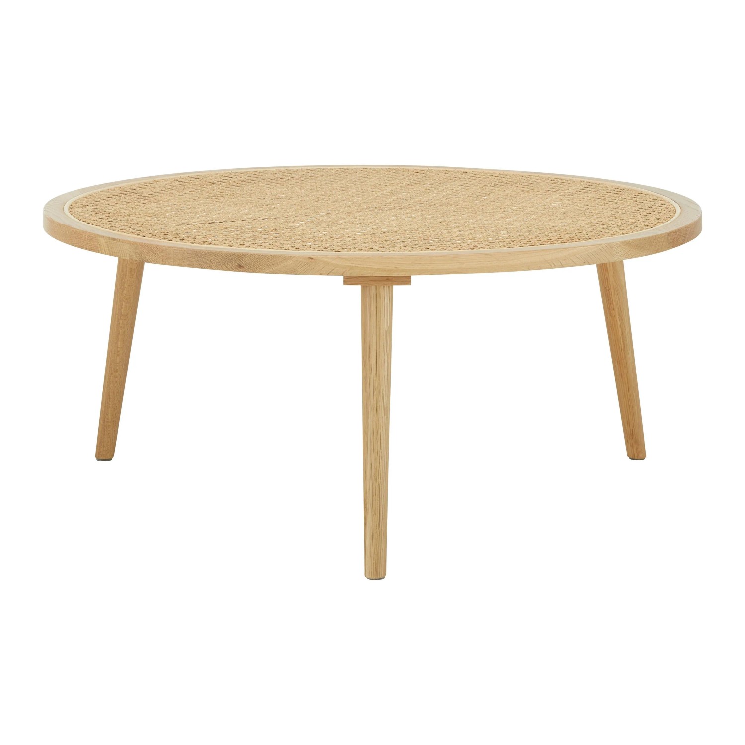 Bessagi Home Couchtisch Douna Naturfarben Eiche Rund