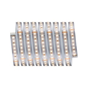 Paulmann MaxLED 1000 LED-Strip-Erweiterung, warmweiß, 2,5 m, aufgerollt mit leuchtenden LEDs. Dimmbare Beleuchtung.