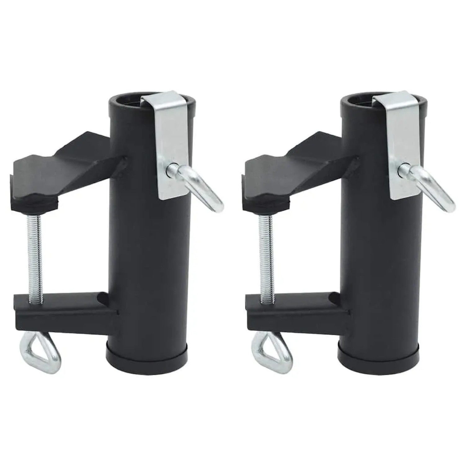 vidaXL Sonnenschirmhalter für Balkon 2 Stk 25-38 mm Stahl 4003383