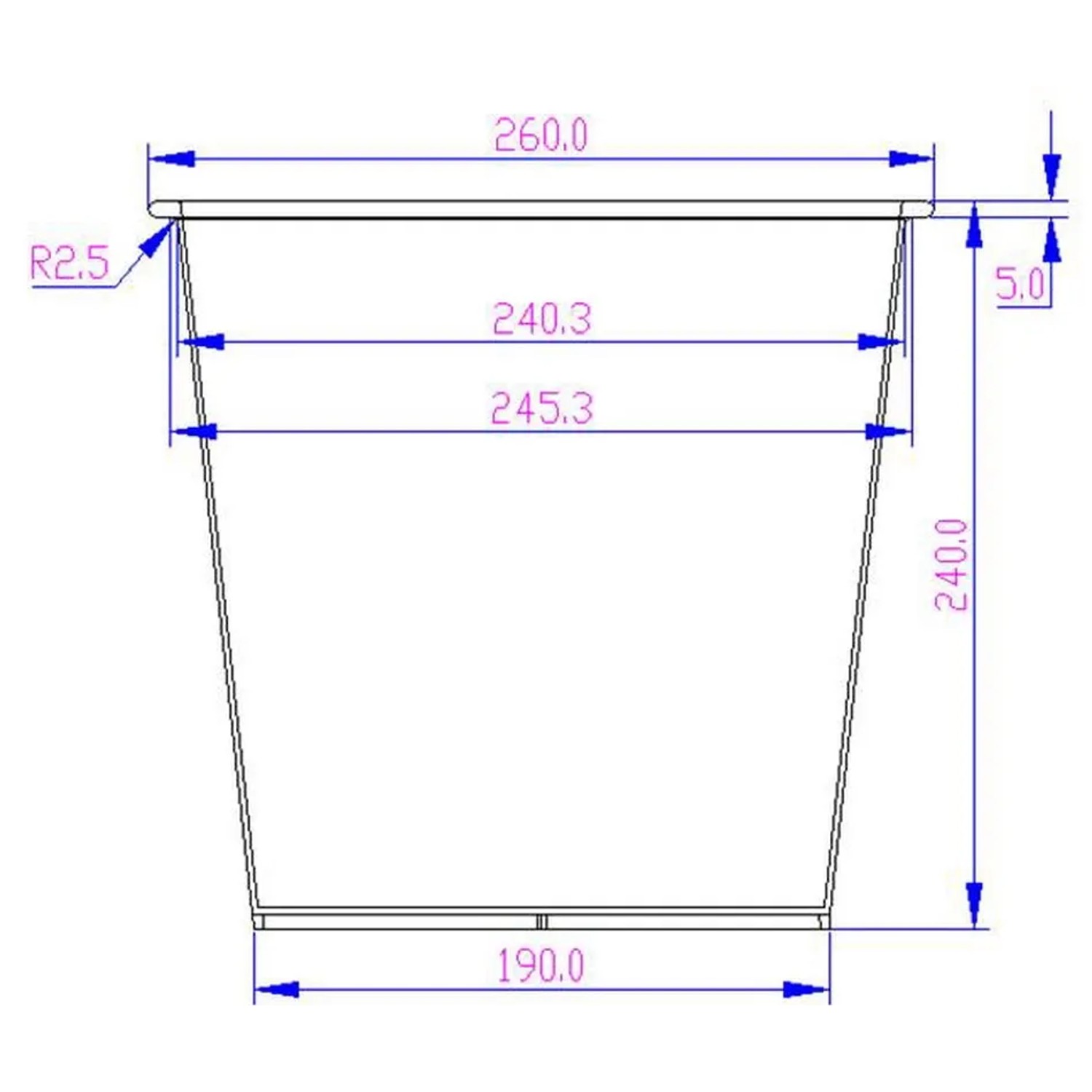 Elegant Einrichten Pflanzkübel Aus Polyrattan – Schwarz, D30xH30cm, Handgeflochten Mit Metallverstärkung