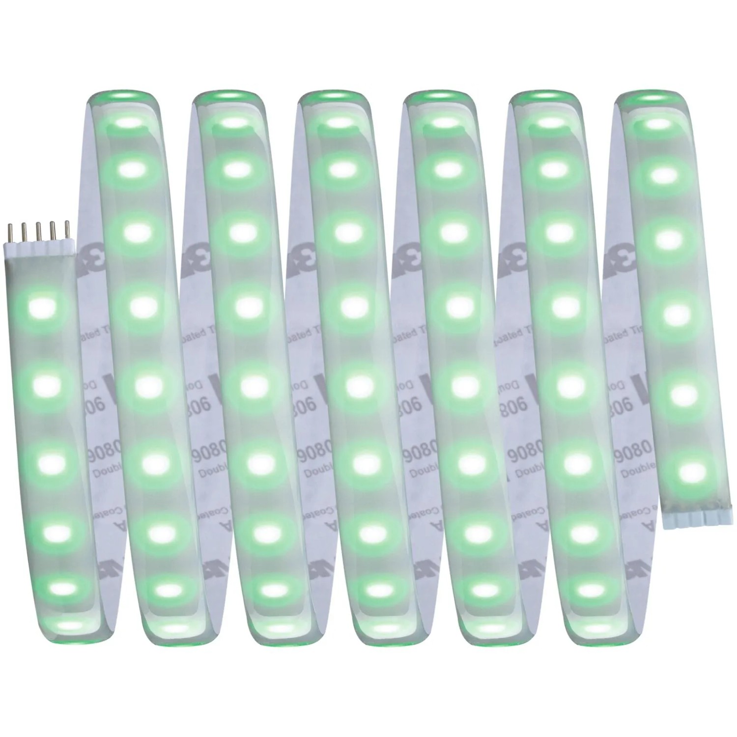 Paulmann 70530 Strip LED MaxLED 1000 RGBW Strip Individual IP44 28W 1000lm/m Regulable 2,5m Plateado Plástico 72 LED/m