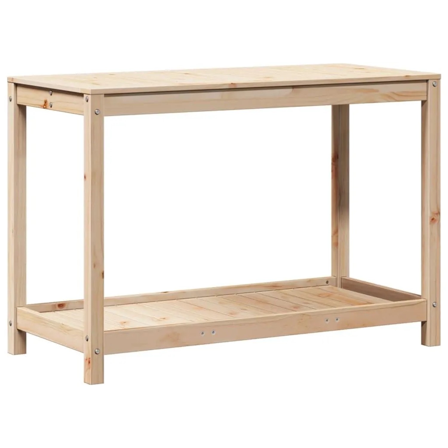 vidaXL Pflanztisch mit Ablage 108x50x75 cm Massivholz Kiefer 832402