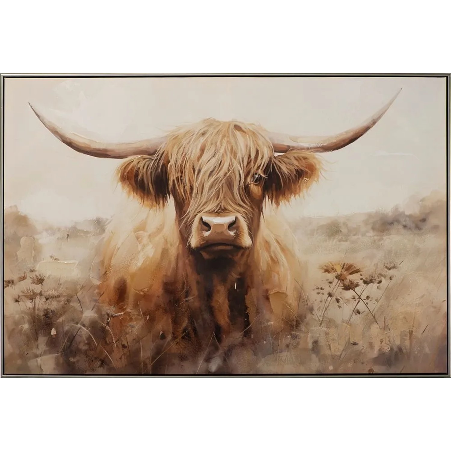 Art Universe Leinwandbild Highlands 82 x 122 cm