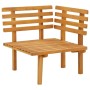 vidaXL Garten-Ecksofa mit Kissen Massivholz Akazie 46673_7