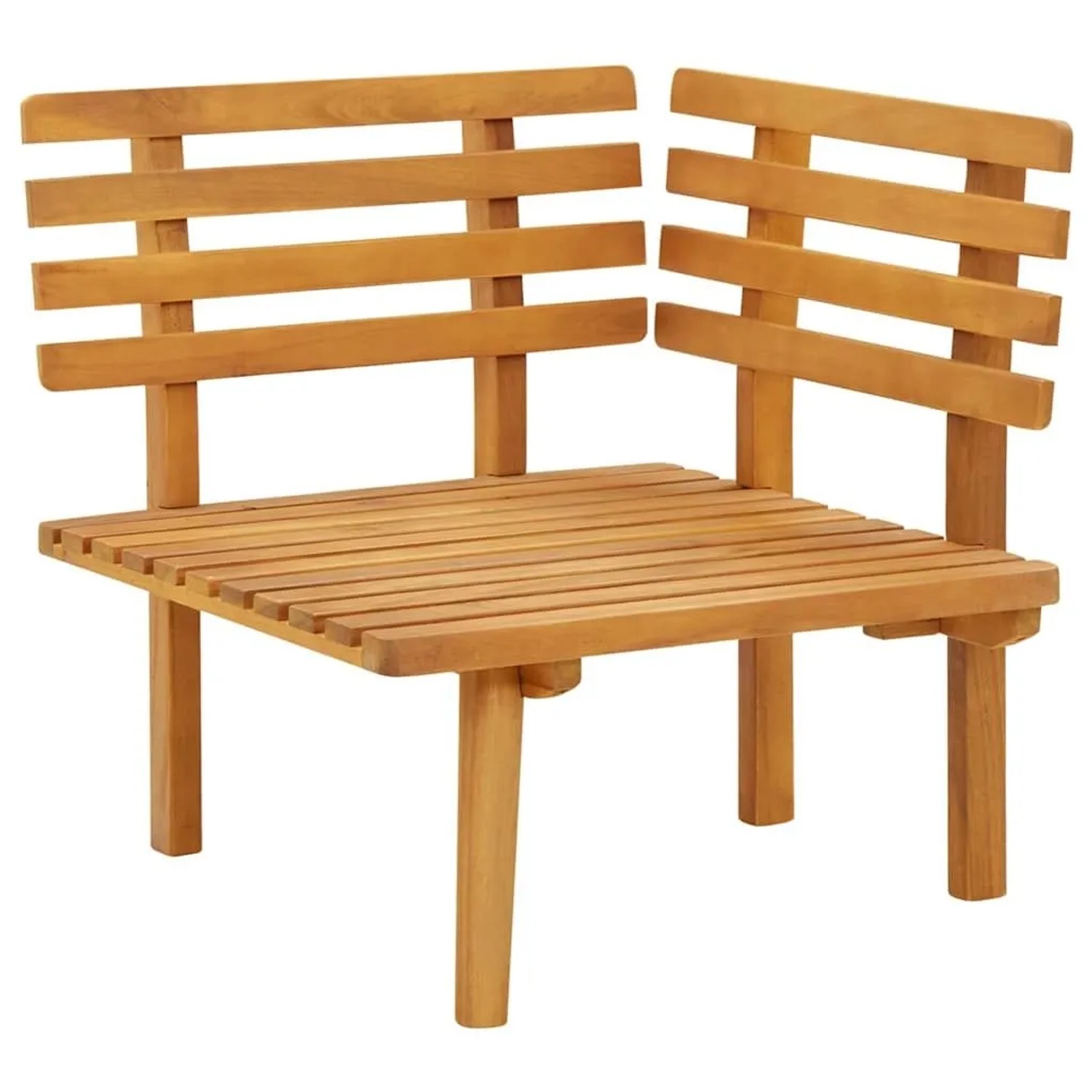 vidaXL Garten-Ecksofa mit Kissen Massivholz Akazie 46673_7