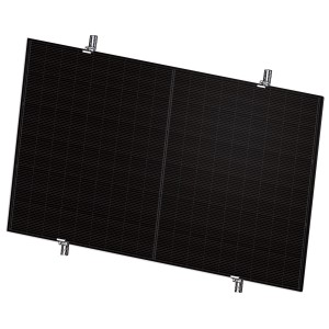 Haier Balkonkraftwerk Halterung MK-W für Wand/Zaun mit Solarmodul und Befestigung.