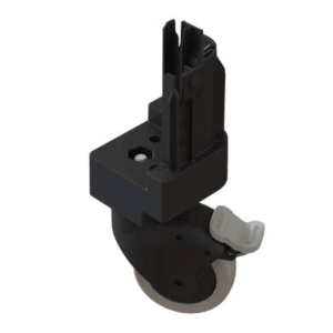 Eurobox Rollen-Adapter mit Bremse für Box B (80x60cm).