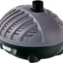 Heissner Aqua Jet Eco 1500 Teichpumpe im Detail, mit Wasserspielaufsatz.