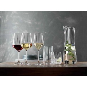 Spiegelau Lifestyle Gläser-Set, 20-teilig: Wein-, Champagner-, Longdrink- und Wassergläser aus Kristallglas.