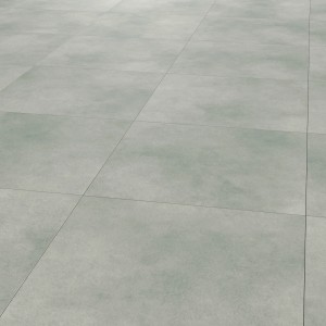 Bodenfliesen Feinsteinzeug Alba Grau, 60x60 cm, matte Betonoptik für Innen- und Außenbereich.