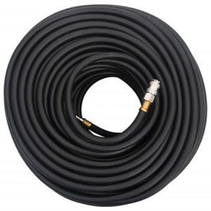 vidaXL Hybrid-Luftschlauch Schwarz 100 m Gummi und PVC 154501