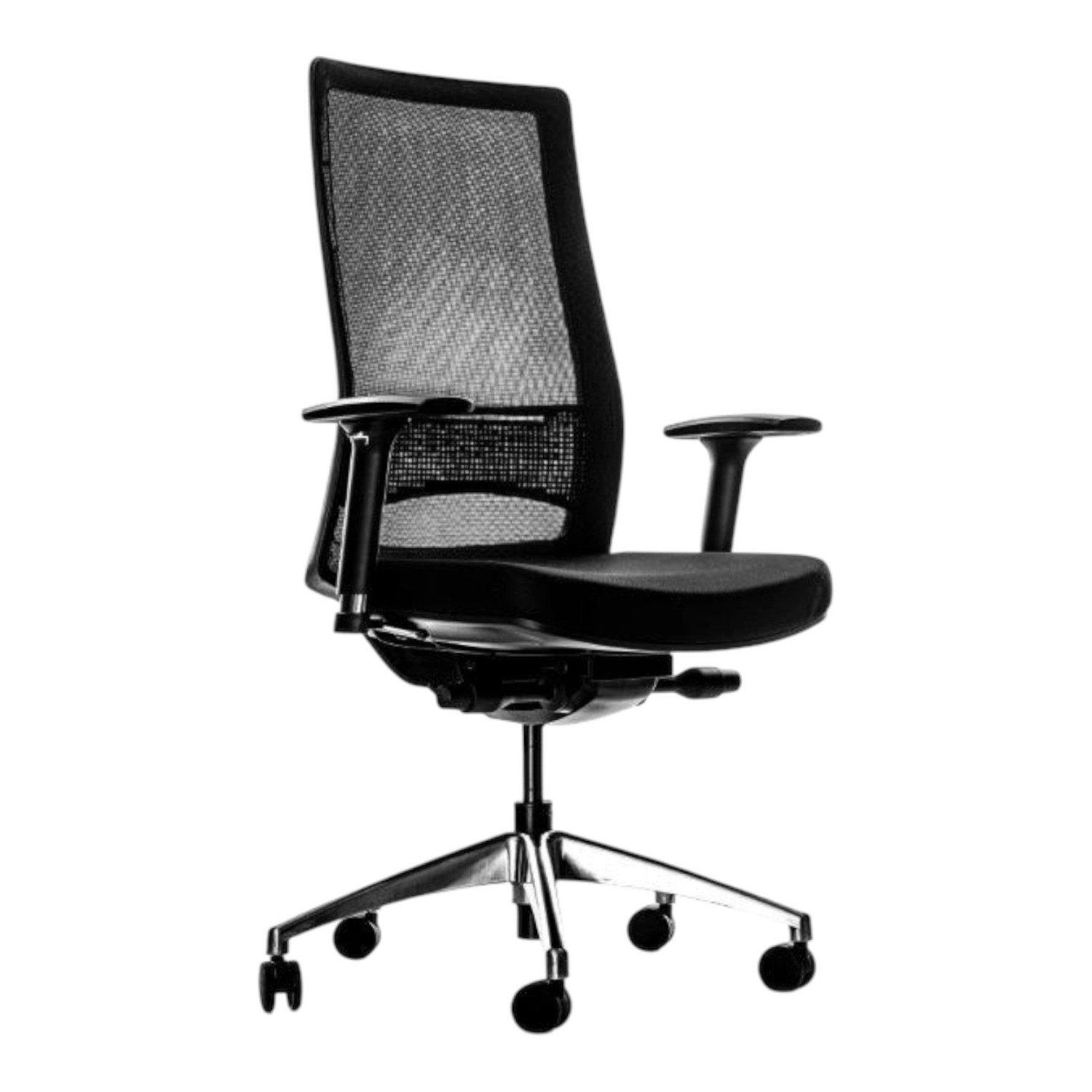Jet-Line Ergonomischer Bürostuhl Monteray Mesh Schwarz Verstellbar Rückenst günstig online kaufen