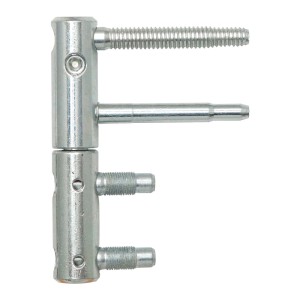 Sfs Anuba Türband, 2-teilig, 3-dimensional einstellbar, aus verzinktem Stahl in Silber. Für Holztüren.
