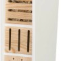 Gardena Insektenhotel ClickUp! mit verschiedenen Nistplätzen für Wildbienen, Schmetterlinge und Marienkäfer.