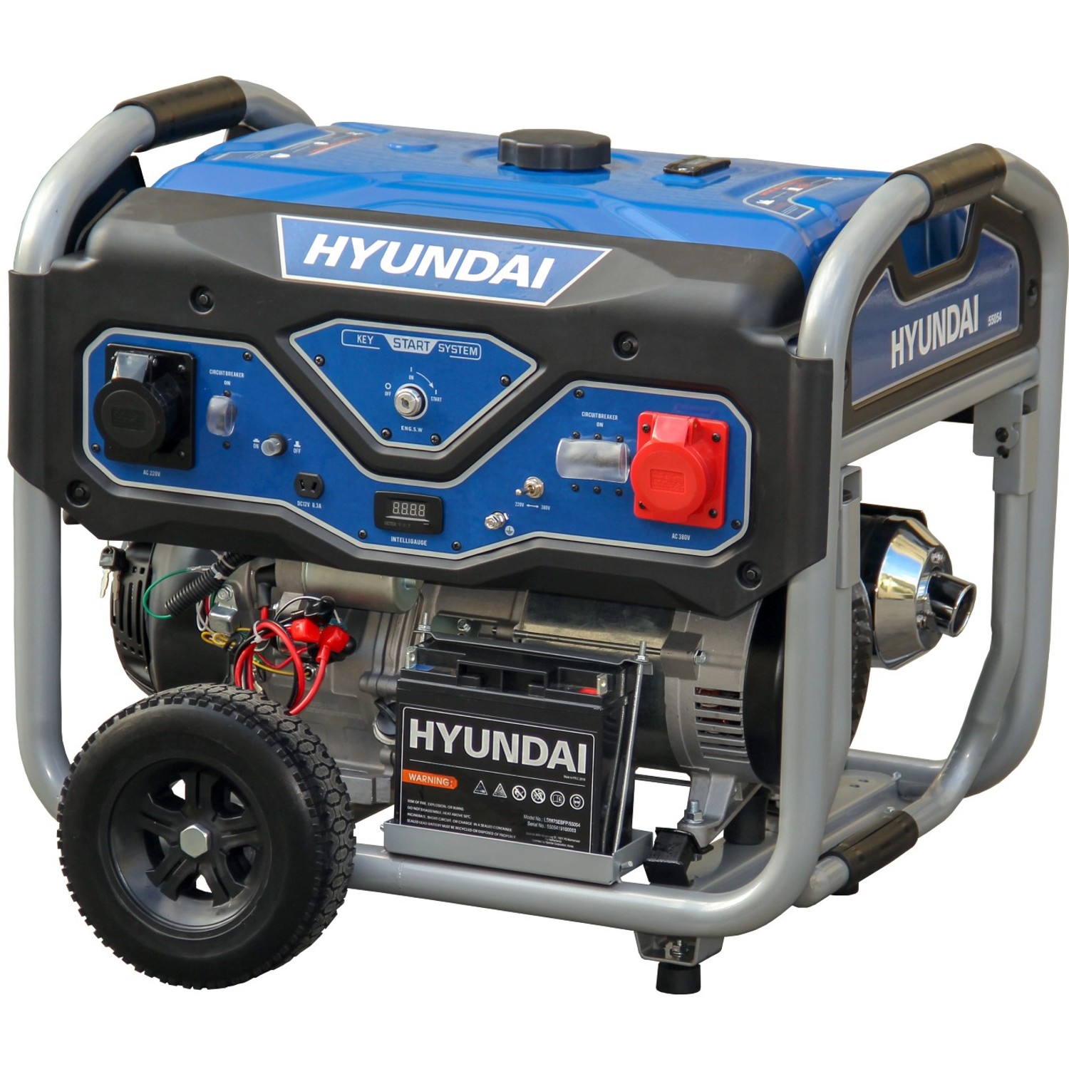 Hyundai Stromerzeuger/Benzin-Generator BG55054 mit 5,5 kW/15 PS kaufen ...