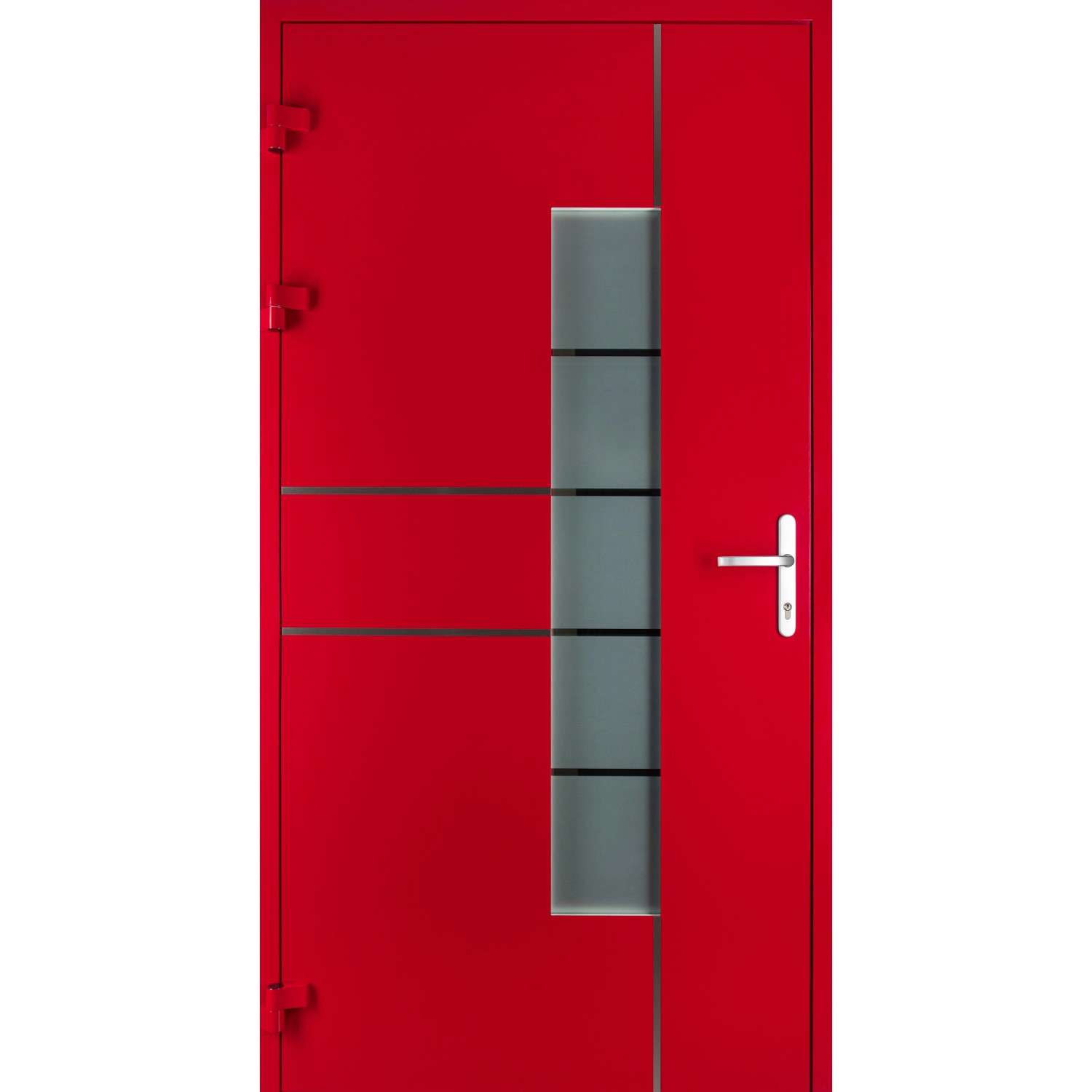 Moderno Haustür M360P Rubinrot 110 cm x 210 cm DIN R günstig online kaufen