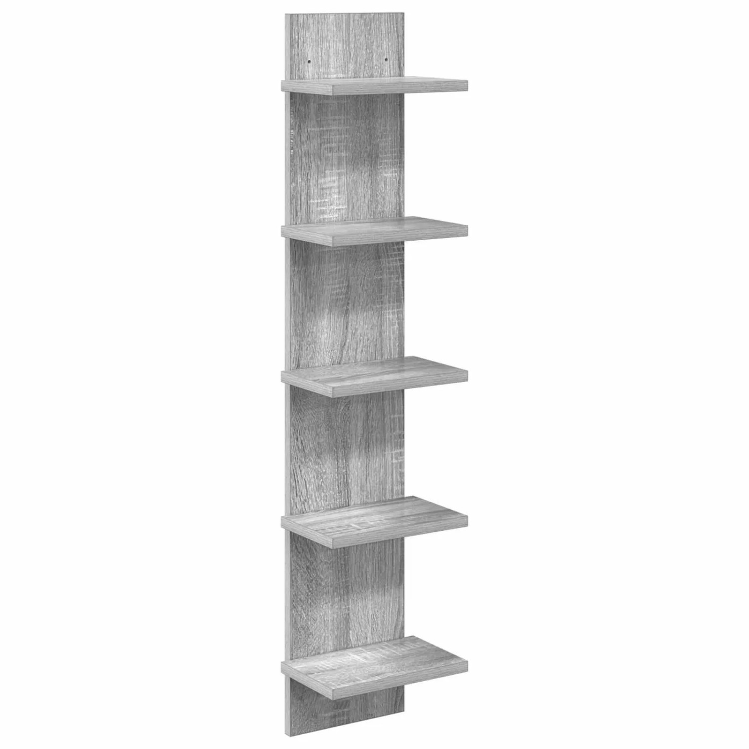vidaXL Wandregal Sonoma-Grau 22 x 15 x 100 cm Holzwerkstoff 8012430