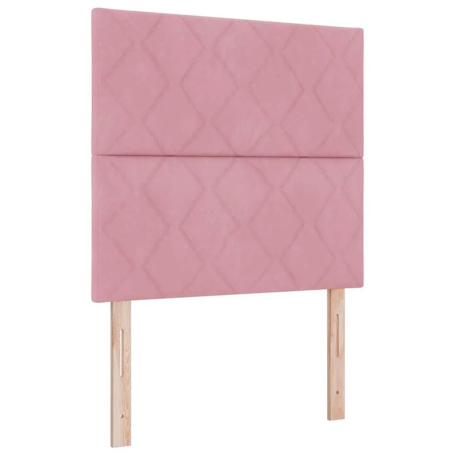 vidaXL LED Kopfteil Rosa 90 cm Kunstleder 3338500