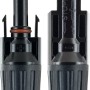 Schwaiger Solar-Stecker/Kupplung-Set, schwarze Ausführung für Solaranlagen.