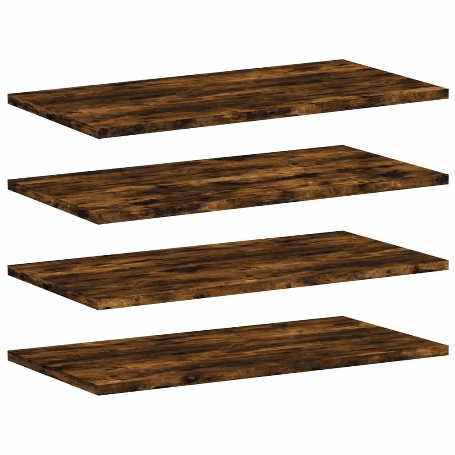 vidaXL Wandregale 4 Stk Räuchereiche 60x30x1,5 cm Holzwerkstoff 838237