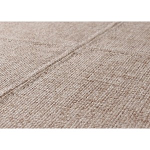 BERLINLODGE Aufbewahrungs-Truhe Lars 45x114x45cm Stoff/Textil Beige