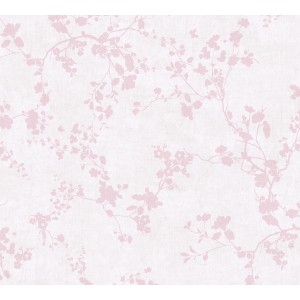 A.S. Creation Vliestapete mit zarten Blümchen in Creme-Rosa für ein stilvolles Zuhause.