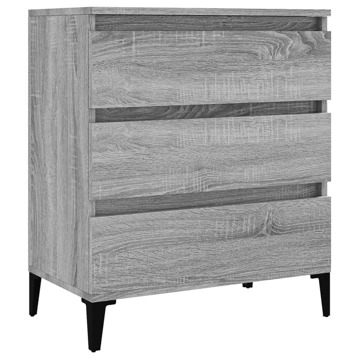vidaXL Sideboard Grau Sonoma 60x35x70 cm Holzwerkstoff 823054
