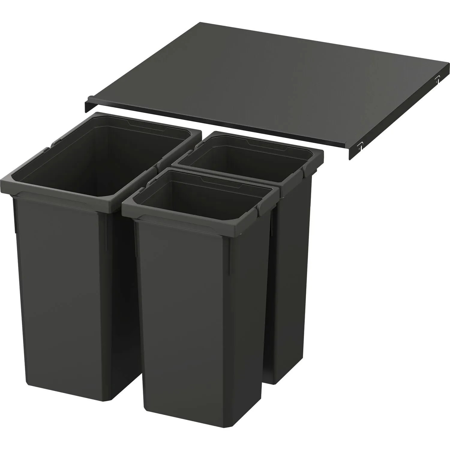 Vauth-Sagel Abfalltrennsystem Envi Free Pro Korpusbreite 600 mm Höhe 426 mm Lava