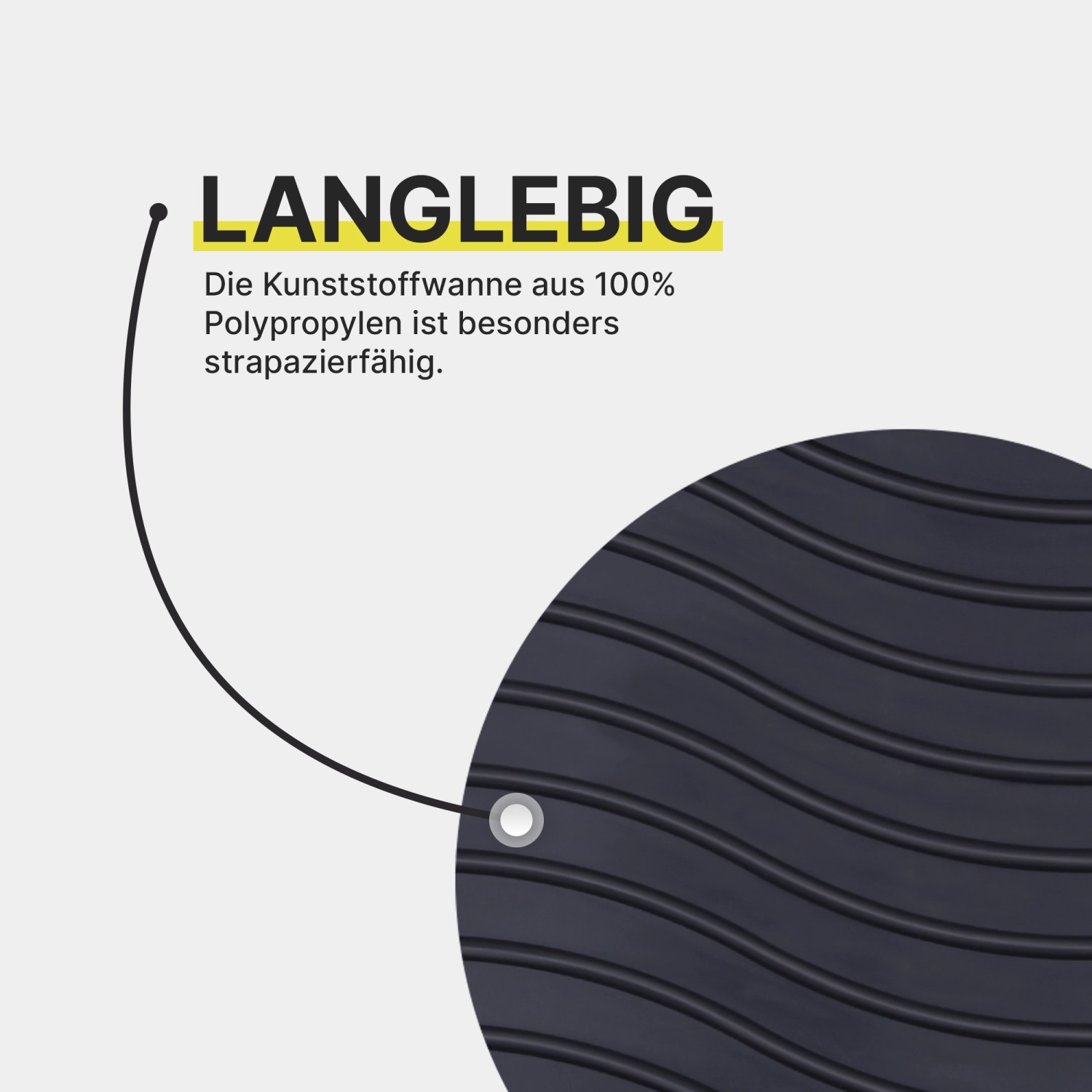 Bestlivings Schuhabtropfschale, 4er-Pack: Robuste Fußmatte XXL (78x38cm) mit Rillenstruktur.