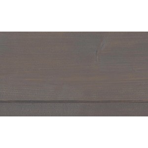 Holz mit Osmo Holzschutz Öl-Lasur Patina behandelt, Farbton Patina, 2,5L Gebinde.