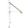 Cremeweiße, handbetriebene vidaXL Markise, 300 cm breit, mit Stahlrahmen. Ideal für Terrasse und Balkon.