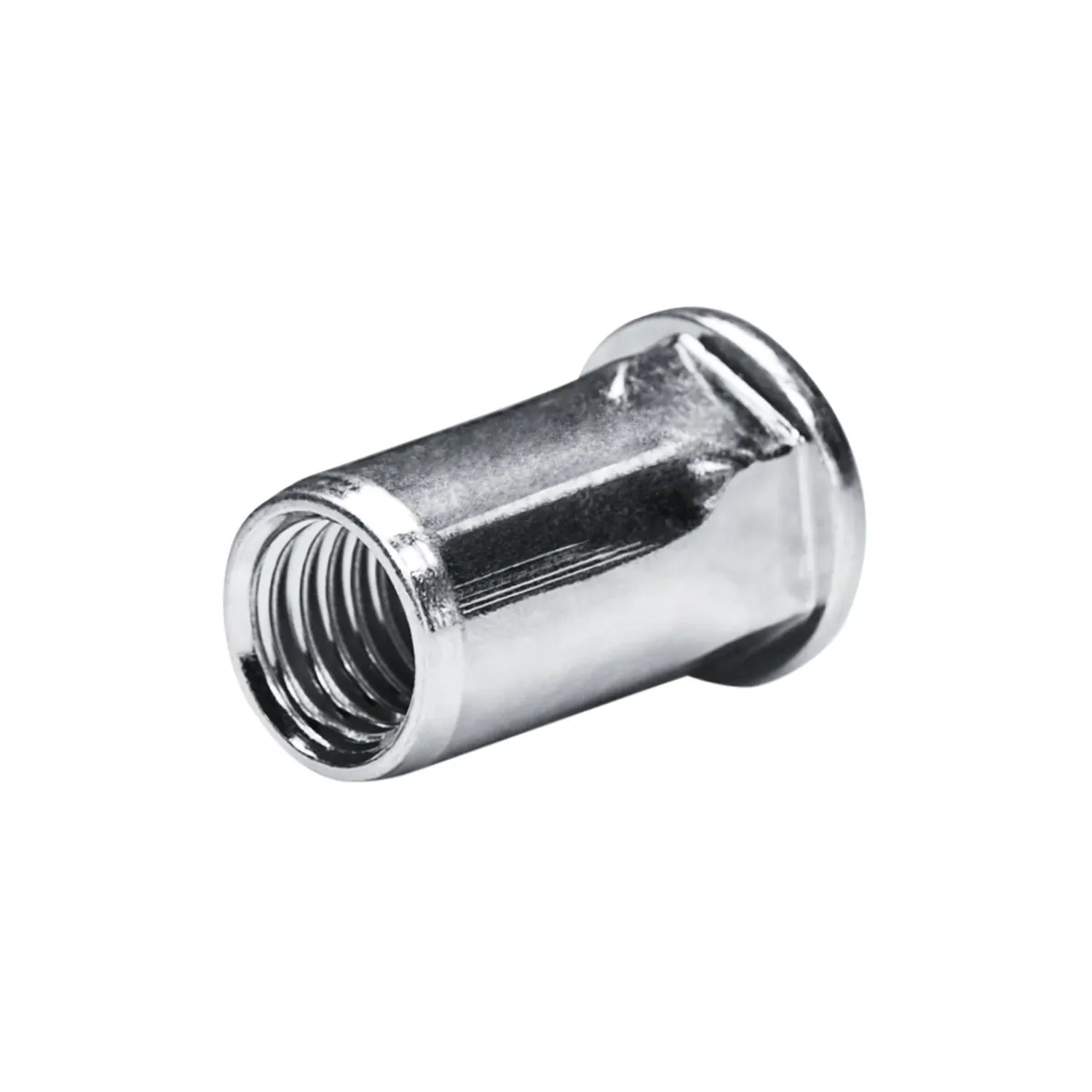 GOEBEL Nietmutter M8, Edelstahl A2, Flachkopf, 11x17,5mm, für Muttern & Setzmutter.