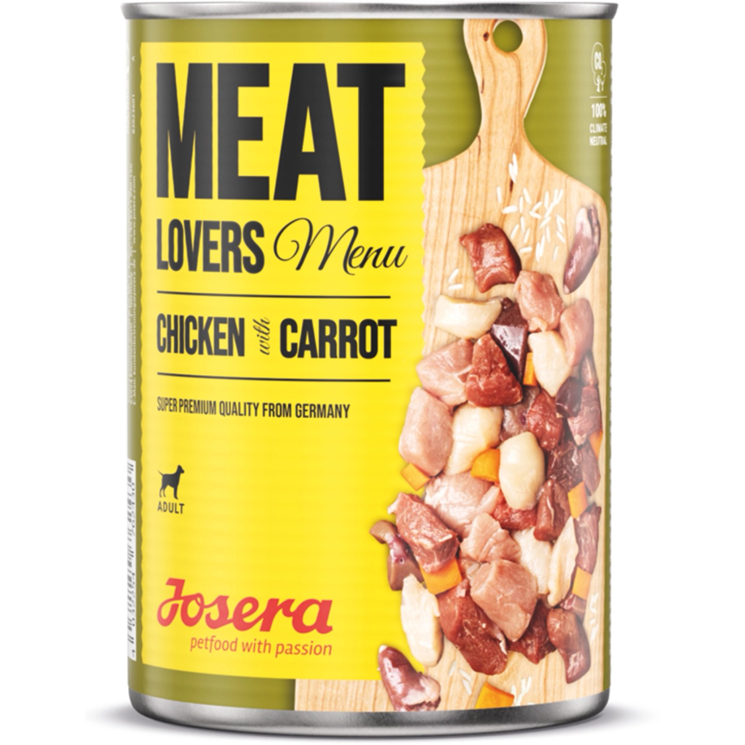 Josera Hunde-Nassfutter Meat Lovers Menu Chicken with Carrot 800 g