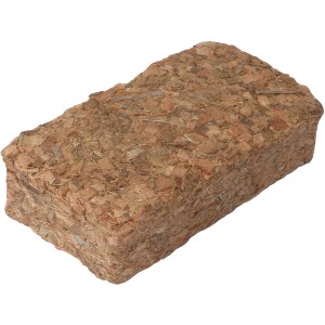 Ziegel aus groben Kokosfaser Chips für Terrarium-Bodengrund, 10er Set.