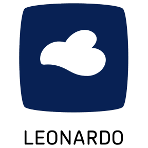 Leonardo logo link